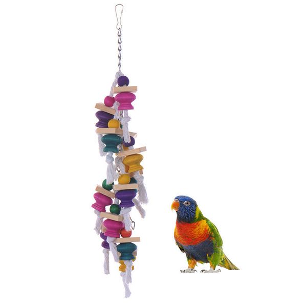 

large-and-middle-sized parrot gnaw toys to climb ladder gourd square piece stand frame cage parts
