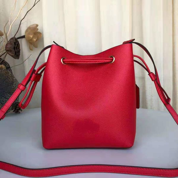 

designer women bucket shoulder bag classic lady solid color crossbody bags drawstring hand shoulder bag travel holiday bucket bags/3