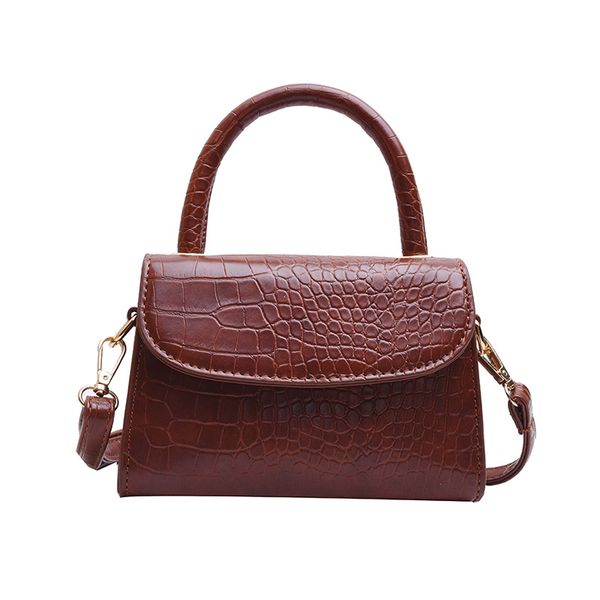 

small tote bags for women 2019 luxury black alligator handbag brown leather designer handbag crossbody clutch bag sac main femme