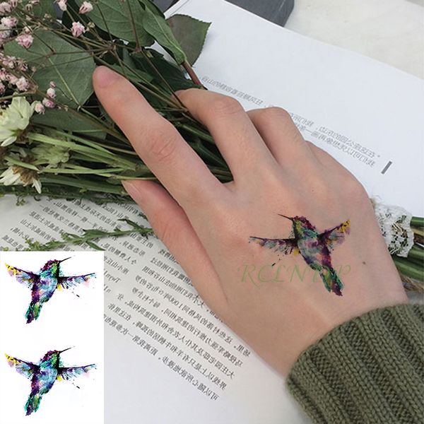 

waterproof temporary tattoo sticker water ink bird art tatto flash tatoo fake tattoos for kid men women girl