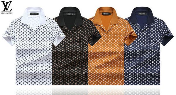 

vl мужская рубашка поло louis бренд дизайнер рубашки поло роскошный классический ситец удобный t качества рубашки высокой trend новые мужски, White;black