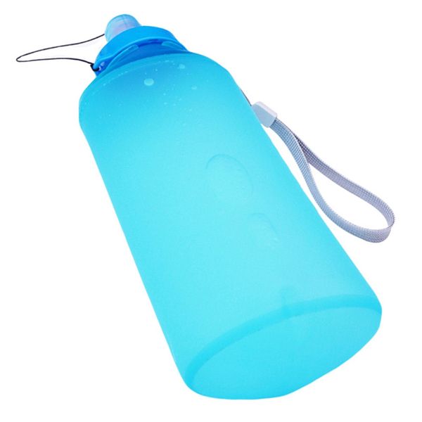 

outdoor soft water bottle kettle folding water bottle camping travel running folding 750ml soft portable sport