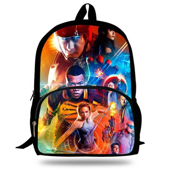 

legends of tomorrow print school bag for teenage boys& girls rucksack backpacks school bags travel
