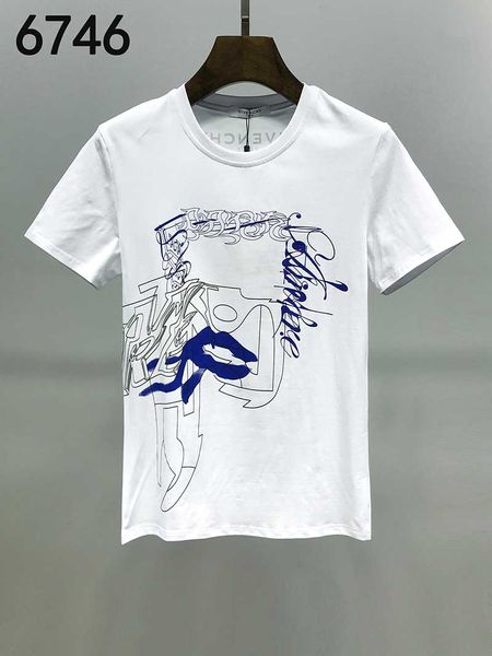 

2020 новая весна мода мужская футболка мужская с короткими рукавами дизайнер tshirt высокого класса люкс мужской рубашки одежды, White;black
