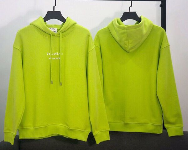 

acne mens womens hoodies luxury designer hoodie dhl new fluorescent green hoodie fashion purple hoodie, Black;brown