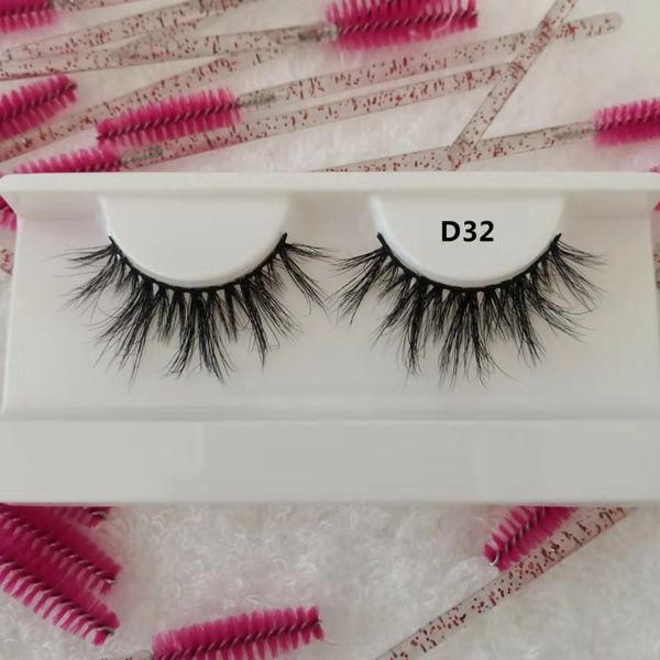 

3d soft mink hair handmade false eyelashes fluffy long eyelashes natural eye makeup tools eye imitation eyelash