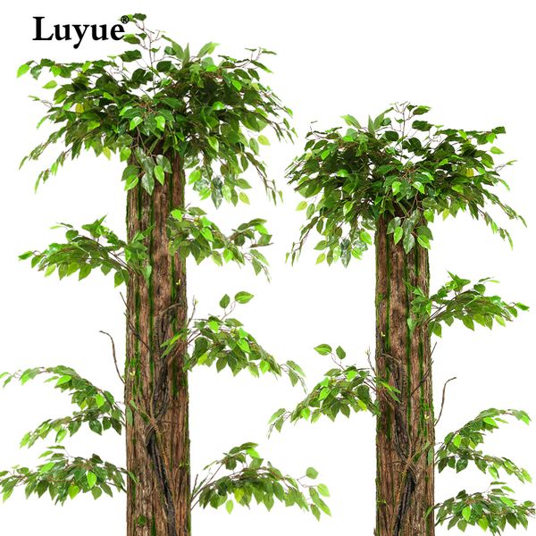 2019 Artificial Plant Simulation Plant Vines Rattan Leaves