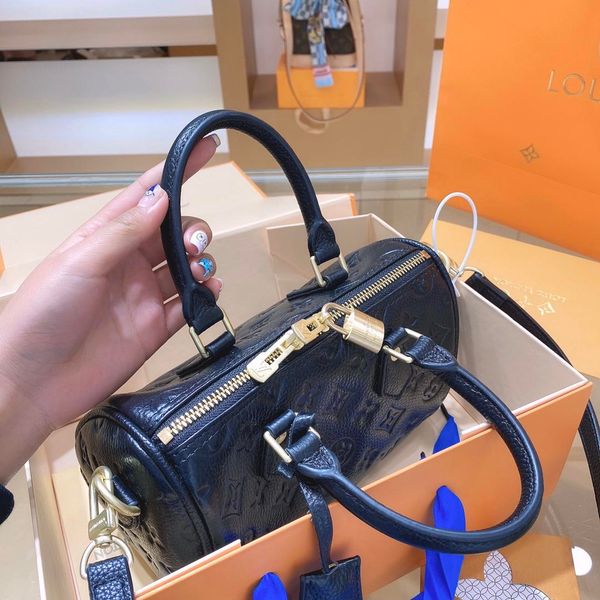 

designer luxury handbags purses mini bag vintage lychee-patterned calf leather handbag women handbags luxury designer backpacks size 16 cm, Black