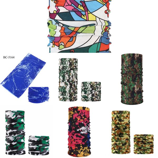 

a0hob bicycle magic scarf outdoor sports riding mask bike headband breathable seamless bandanas cycling scarf face cover ski mask, Black