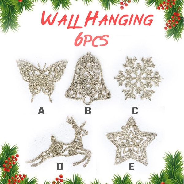 

christmas gold silver series decorative pendant christmas innovative pvc pendant tree decorations home decor