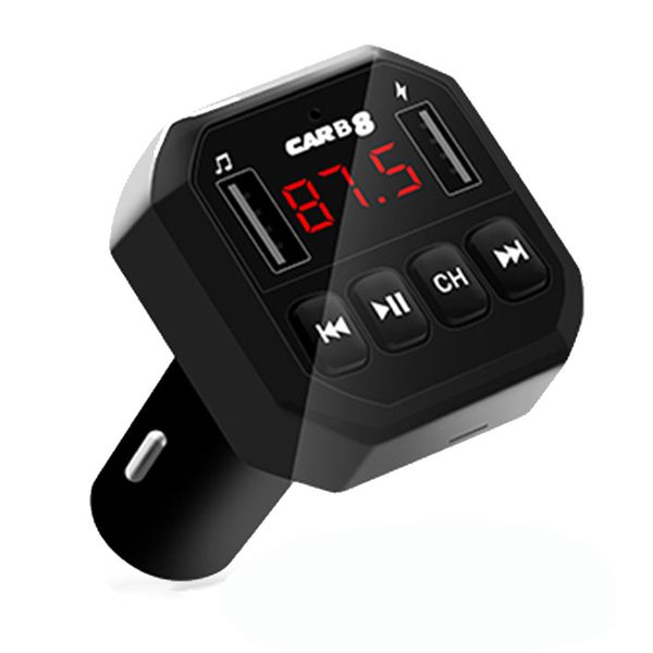 

jinserta bluetooth 5.0 mp3-плеер fm-передатчик dual usb 5v / 4.1a зарядное устройство поддержка tf usb диск музыка воспроизведение