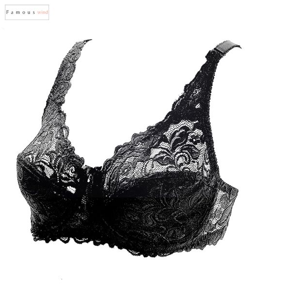 

sexy brand new женщины бюстгальтер 2019 кружева плюс размер d e размер bralette ультратонкие чистый хлопок brassiere 95e 100e белье, Red;black