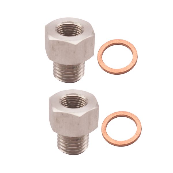 

2x fitting adapter npt 1/8" female to metric m12x1.5 male replace