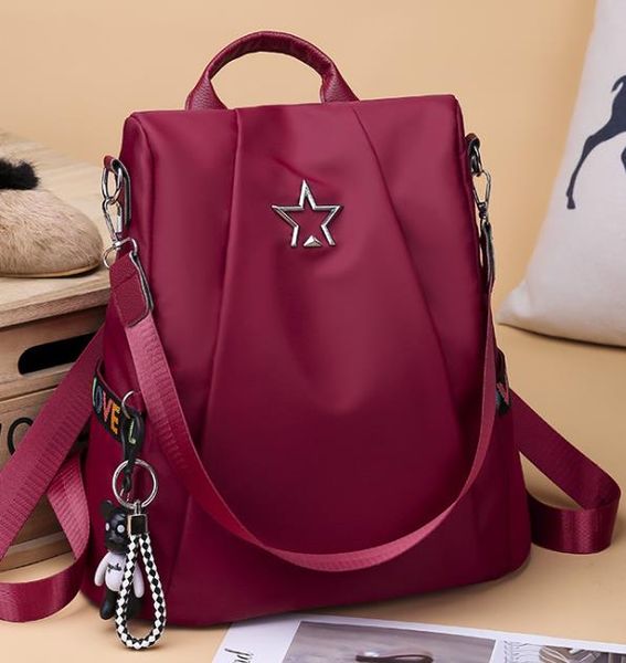 

backpack women 2020 new arrival fashion version of the trendy oxford cloth canvas single shoulder dual-purpose travel backpack