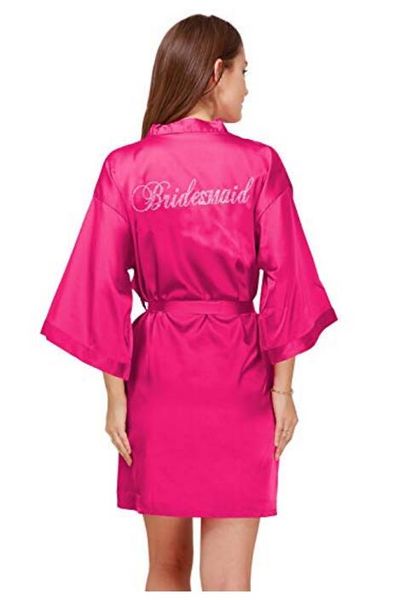 2020 Bridesmaid Robe Women Bathrobe Robes Kimono Pajamas Gowns Women