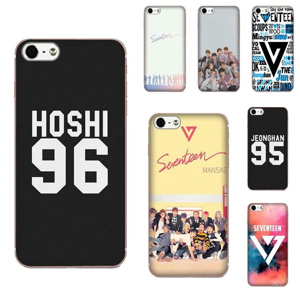 

phone case kpop seventeen logo tpu cell phone cover case for xiaomi redmi note 2 3 3s 4 4a 4x 5 5a 6 6a pro plus fundas