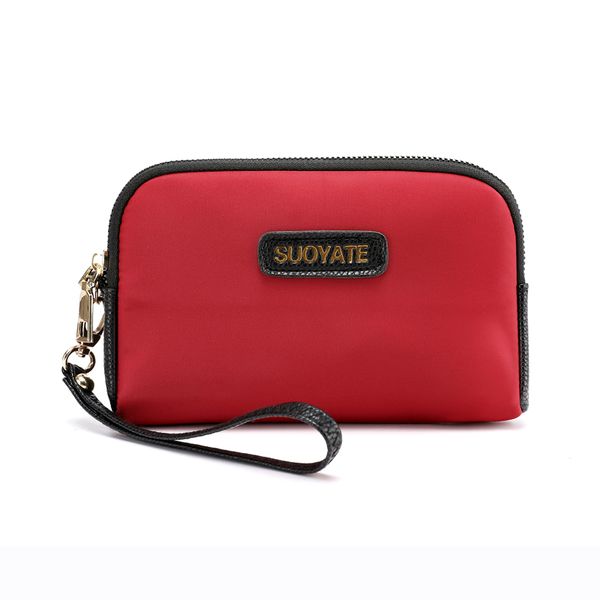 

women clutch bag waterproof nylon wallets female wristlets small bags for women 2019 new fashion handbag coin purse portefeuille