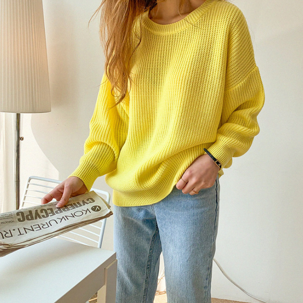

2020 new autumn winter women sweater-pullovers loose casual warm minimalist knitting elegant ladies solid db305, White;black