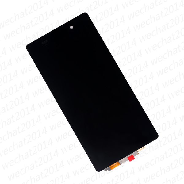 30 pcs LCD Display Touch Screen Digitador Assembly Peças de reposição para Sony Z1 Compact Z2 L50W D6502 DHL grátis