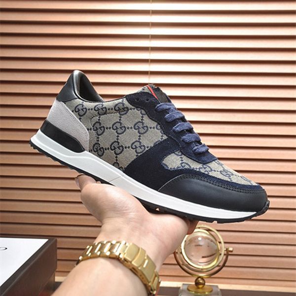 

2020 high sneaker with interlocking g and heart designers sneaker luxury fashion mens sneakers casual shoes with box size 38-45, Black