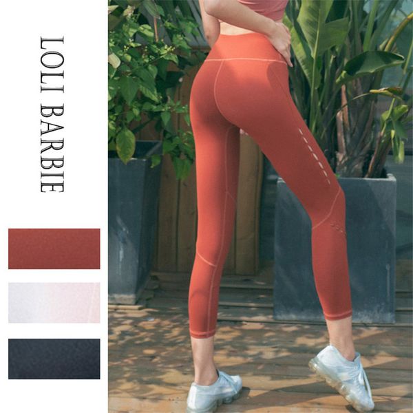 

trousers sport women fitness high waist seamless leggings for women tummy control breatahble running workout tights y26k6619, White;red