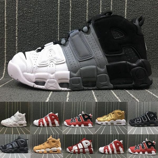 

96 qs olympic varsity maroon more men basketball shoes 3m scottie pippen uptempo chicago tri-color unc trainers sports sneakers