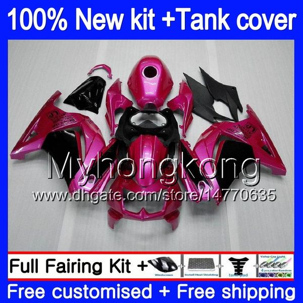

+tank for kawasaki ex-250 zx250r 2008 2009 2010 2011 2012 pearl rose 201my.60 ex250 zx 250r ex 250 zx-250r ex250r 08 09 10 11 12 fairing