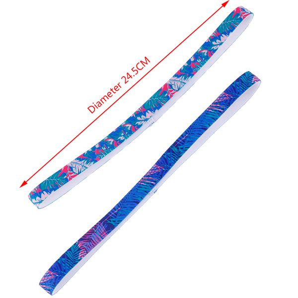 

sport walking headband cycling running print hair band silicone antiperspirant sports hair band yoga accessories