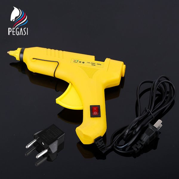 

pegasi industry 110-240v 60w 80w 100w diy melt glue gun temperature repair glue gun tool 10pcs 11mm stick