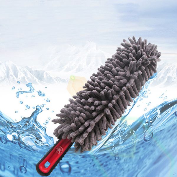 

car wash brush cleaning detailing microfiber brushes super soft auto dashboard duster polishing washing sponge cleaning pad#py10