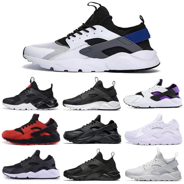 

Huarache 4.0 1.0 Running Shoes Triple White Black Red Grey Purple Navy Huaraches Women Mens Trainer Sports Sneakers 36-45 Drop Shipping
