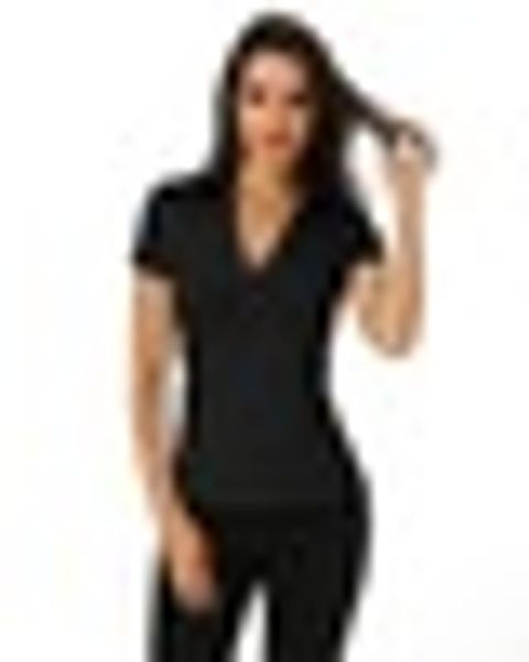 

summer elegant t-shirts women casual v neck tees plus size solid short sleeve pullover shirts blusas femininas 2019, White