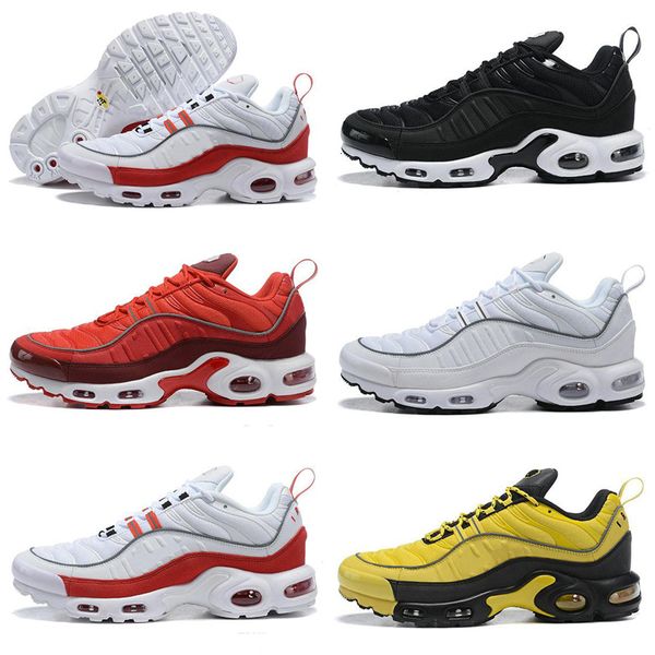 

original plus tn men running shoes zapatillas hombre run chaussures kpu man sport walking athletic trainers size eur 40-46, Black