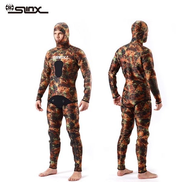 

гидрокостюм охоты камуфляж slinx «рекс охота рыбы в делении камуфляж выстрел водолазный костюм мокрой одежды 5 мм, White;black