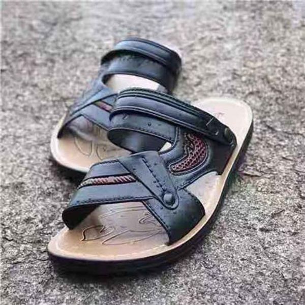 

with box woman slippers heels shoe sandals real leather slippers fashion scuffs slippers casual shoes dhl pt204, Black