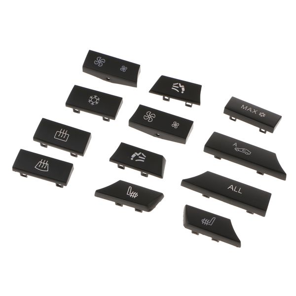 

set of 12 button key caps repair kit a/c heater switch for bmw 5 7 series