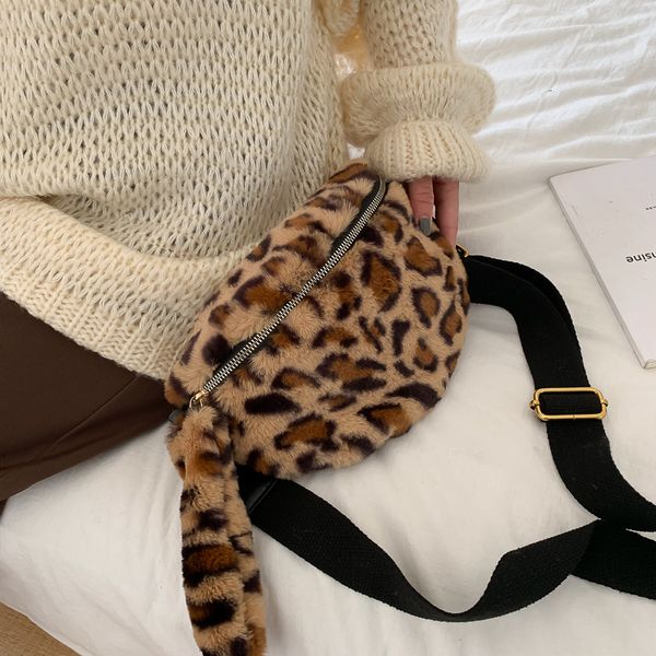 

faux fur small crossbody bags for women winter female shoulder messenger bag female handbags and purses