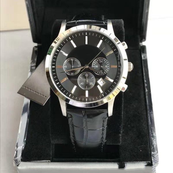 

new relogio masculino quartz watch men brand luxury leather mens watches fashion casual sport clock men wristwatches, Slivery;brown