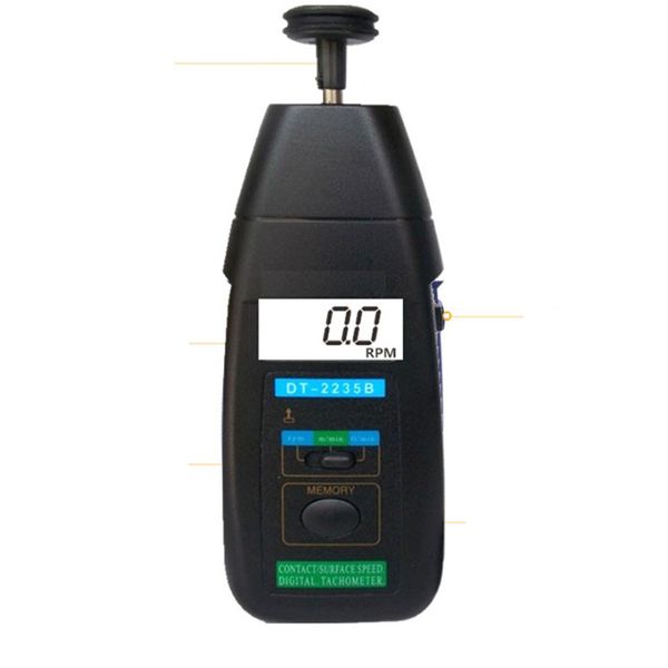 

digital p laser tachometer non contact tach rpm meter