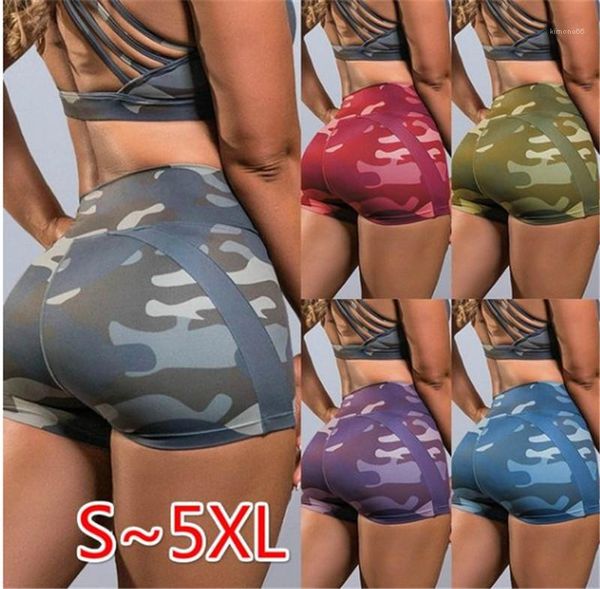 

skinny sports yoga shorts summer women hip lifting fitness pants women camouflage beach shorts high waist, White;black