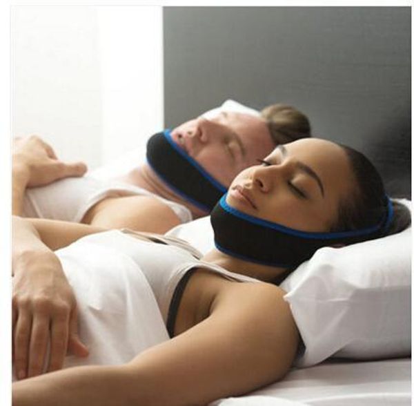 

wholesale- 100pcs lot anti snore ssnoring sleep apnea strap belt jaw solution chin support