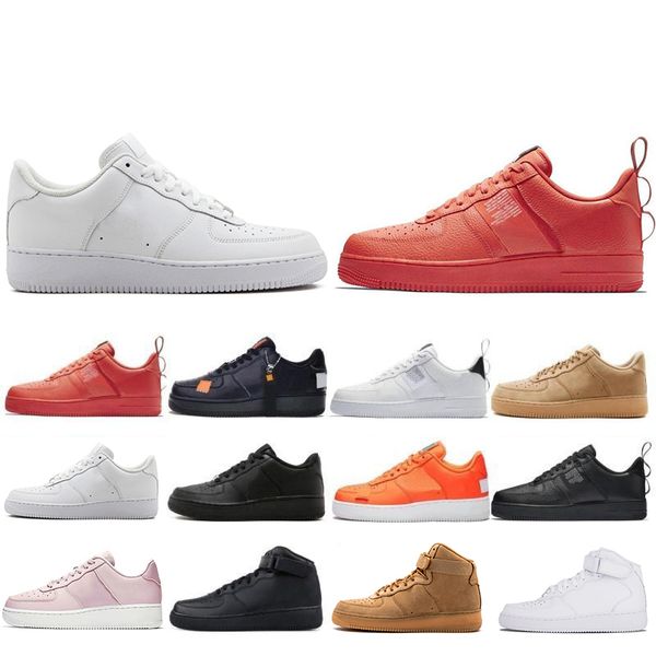 

1s dunk utility classic skateboard casual shoes high low cut green triples white black wheat men women sports sneakers shoes