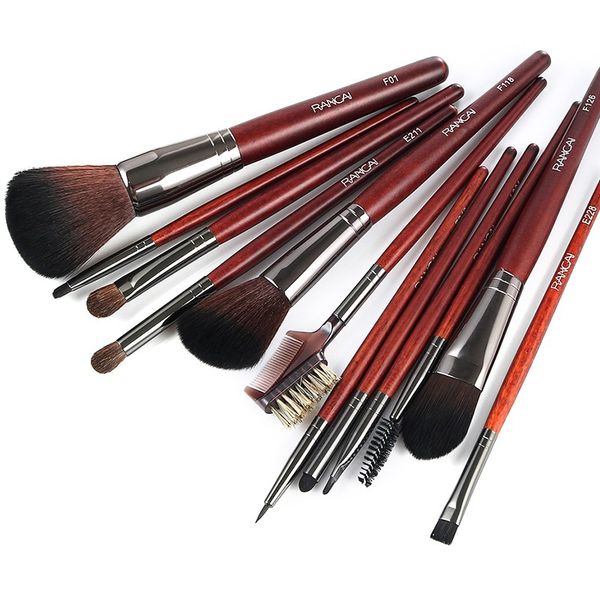

d12 pcs makeup brushes set eyebrow eyeliner foundation brush powder blush professional muti-shapes makeup tools