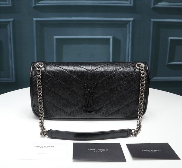 

with box,dust bag fashion leather chain handbag shoulder womens 034 ysl envelope crossbody wallet messenger tote bags