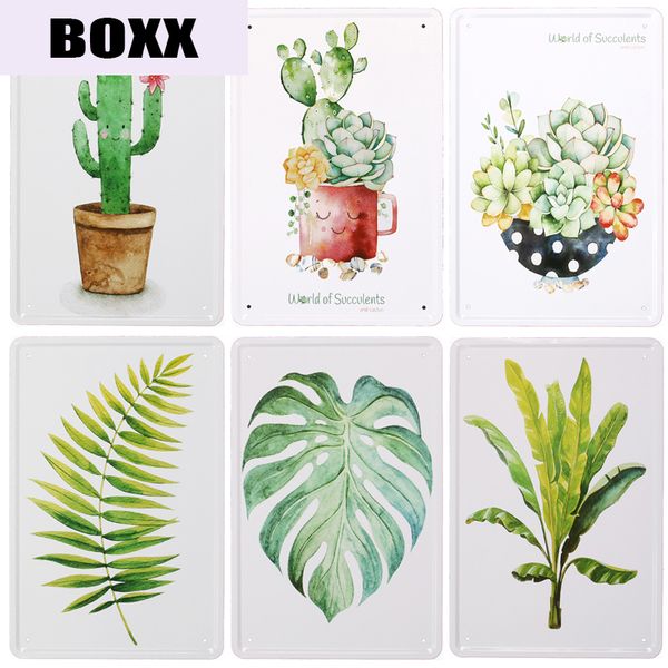 

new green fresh plant art tin sign metal signs home decor vintage tin signs pub vintage decorative plates metal wall art plaques