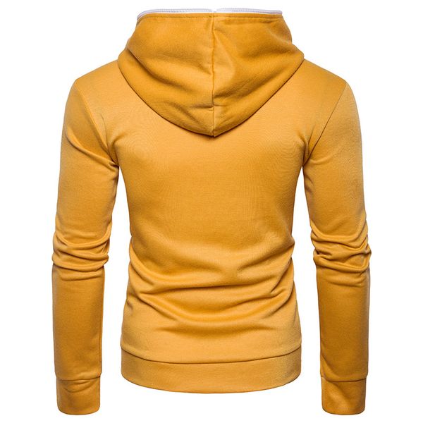 

men's hoodies & sweatshirts autumn hombre casual streetwears zipper clothes hip hop solid hats fashion street dress hoodeds 2021, Black