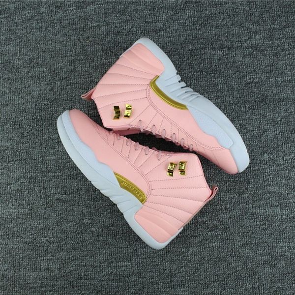 

women shoes new xii gs pink lemonade basketball shoes womens 12s valentine's day taxi xii sneakers size us 5-8.5