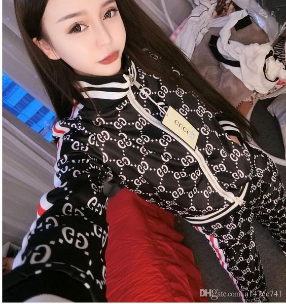 2019 2019 Tracksuit Women Suit Hoodie Sweatshirt+Pant Jogging
