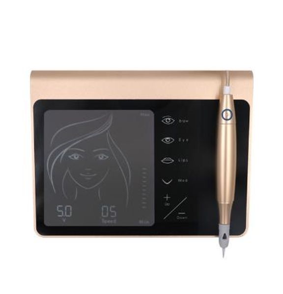 

2020 new arrival touch screen permanent makeup machine tattoo microblading pen kit for eyebrow lip eyeline dermografo machine