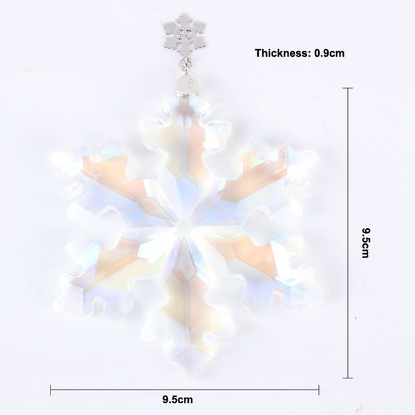 

car ornaments crystal snowflake hanging decoration